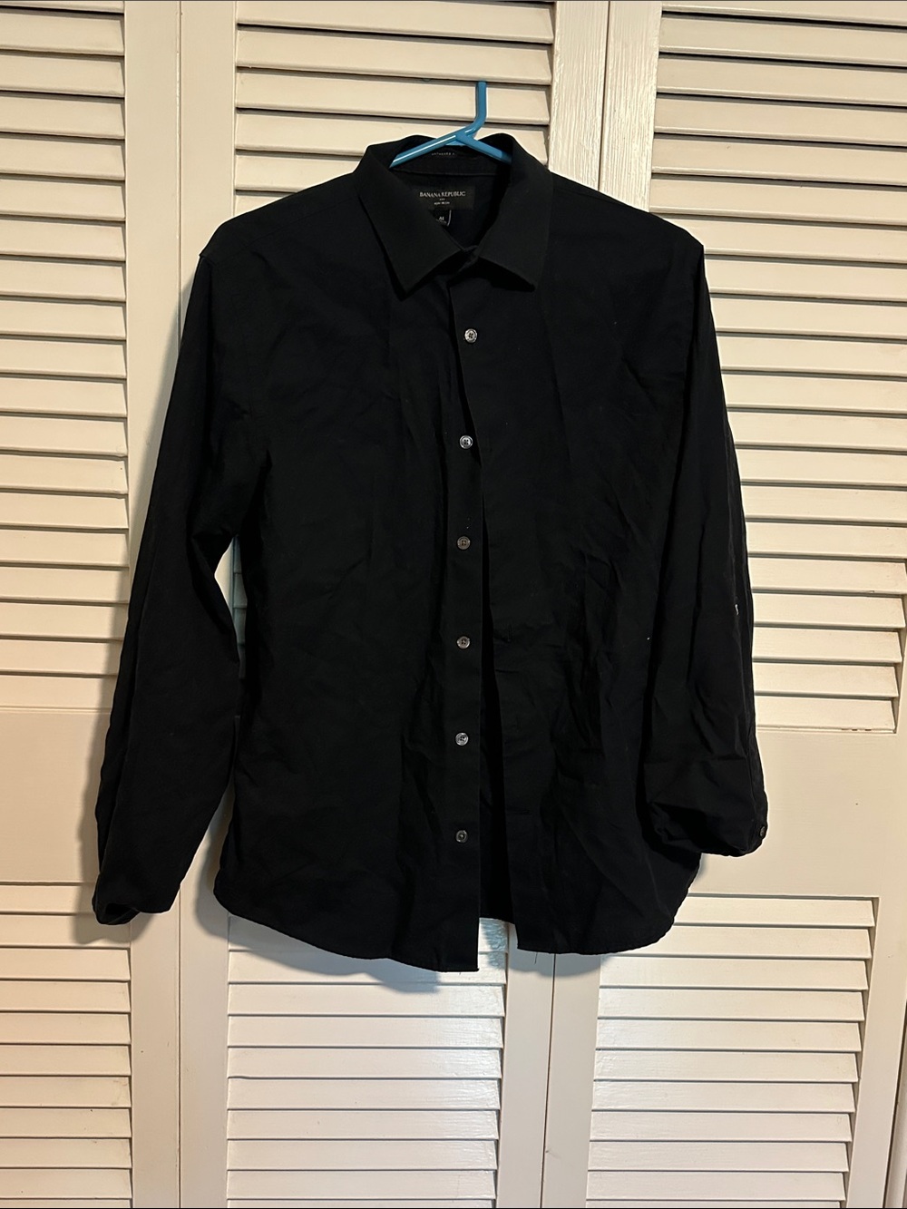 Banana Republic Black Men's Dress Shirt